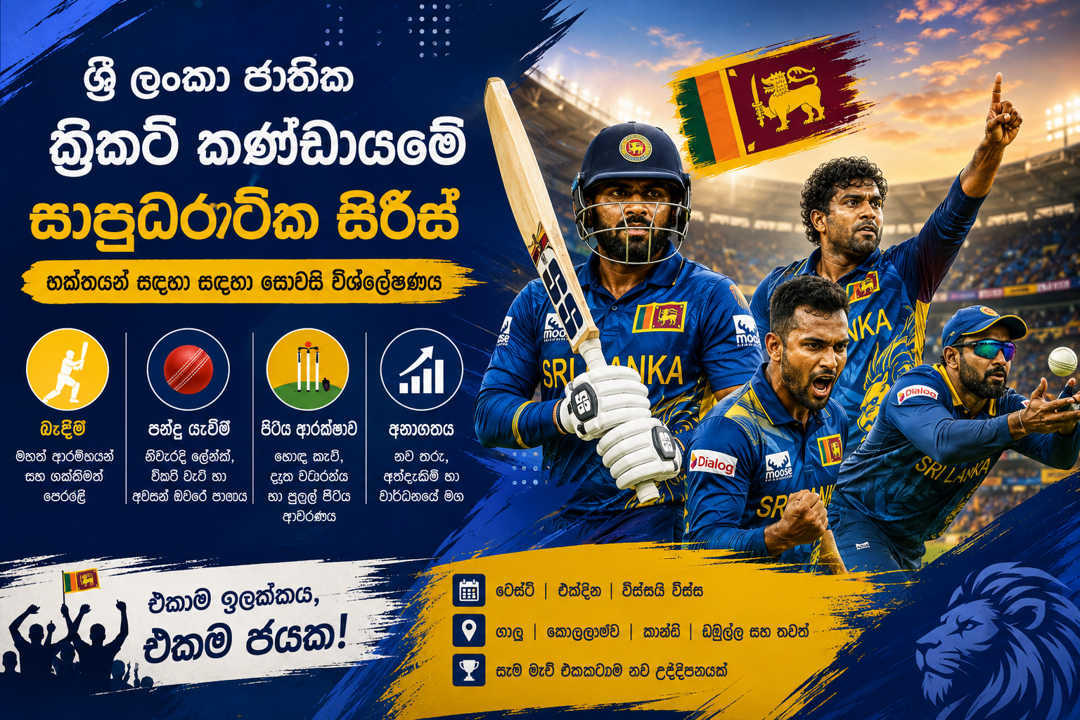 ශ්රී ලංකා ক্রিকেট দলের সাম্প্রতিক সিরিজ বিশ্লেষণ