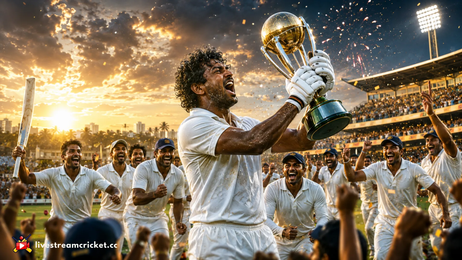 ශ්‍රී ලංකාවේ 2002 ශූරයන්ගේ කුසලානය සම ශූරතාව නිරූපණය කරන ශ්‍රී ලාංකික ක්‍රිකට් දර්ශනයක්