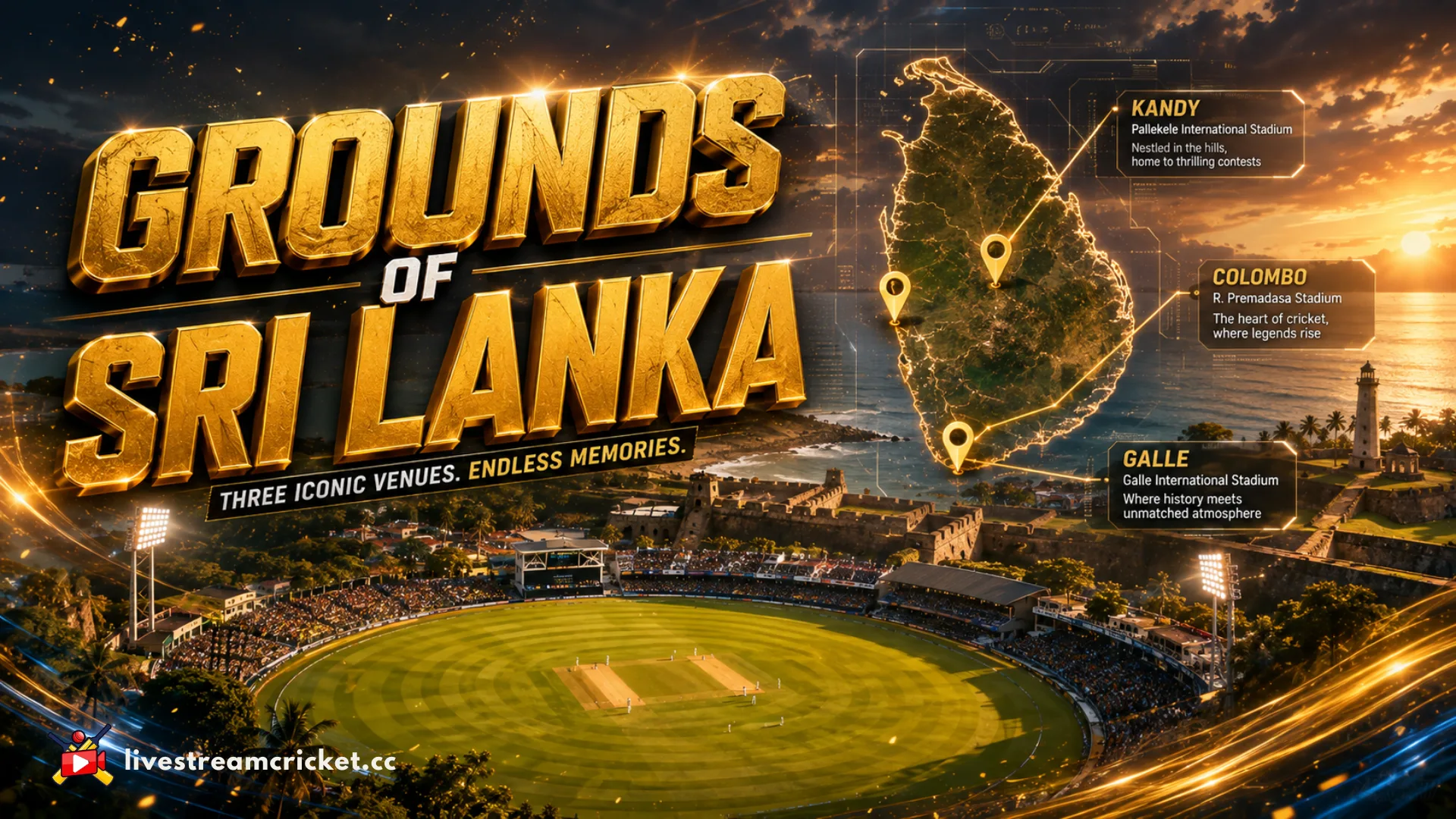 ශ්‍රී ලංකාවේ හොඳම ක්‍රිකට් ක්‍රීඩාංගණ සහ ඒවායේ විශේෂත්වය