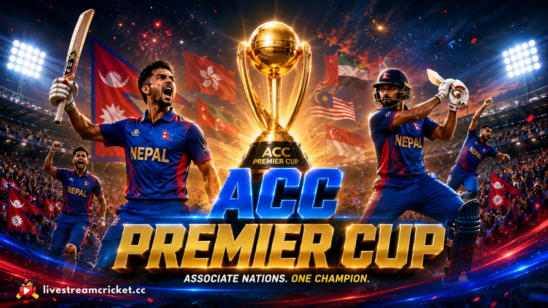ACC प्रिमियर कपमा नेपालको क्रिकेट टिम