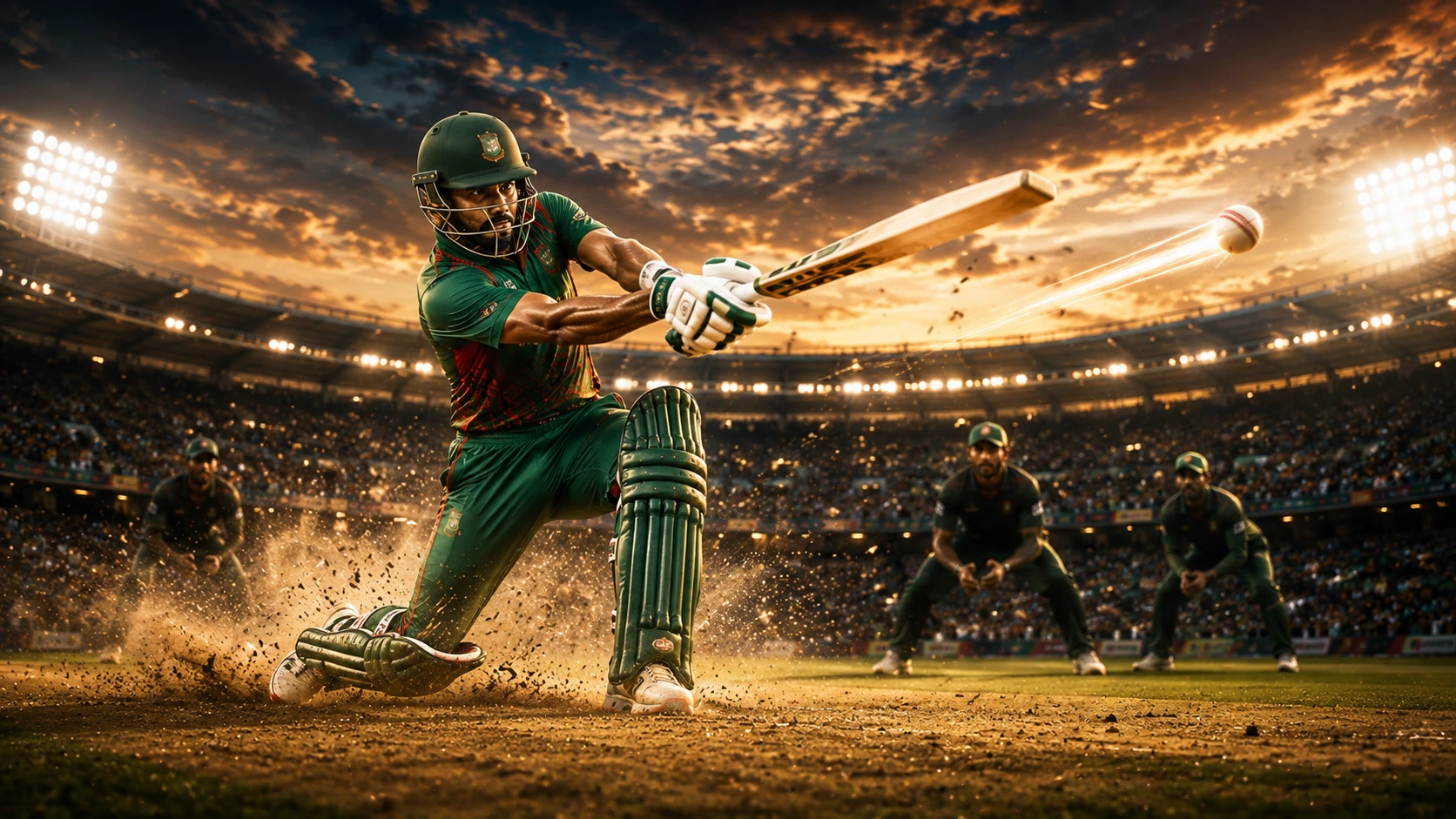 ODI পাওয়ারপ্লেতে আক্রমণাত্মক শট খেলছেন বাংলাদেশের ওপেনিং ব্যাটার