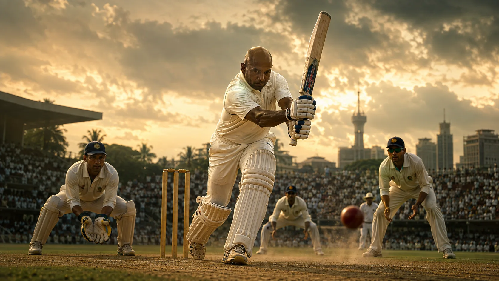 1997 ඉන්දියාවට එරෙහි සනත් ජයසූරියගේ 340 නිරූපණය කරන ශ්‍රී ලංකා ක්‍රිකට් දර්ශනයක්