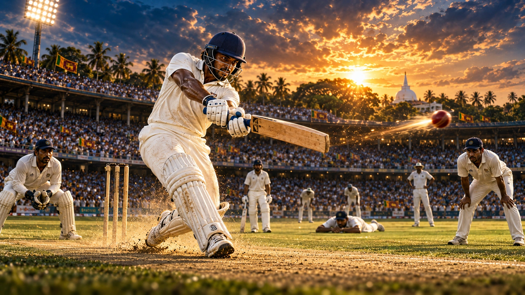 1997 ඉන්දියාවට එරෙහි සනත් ජයසූරියගේ 340 නිරූපණය කරන ශ්‍රීලංකා ක්‍රිකට් දර්ශනයක්
