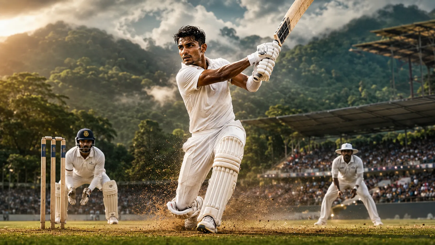 පතුම් නිශ්ශංකගේ ඉතිහාසගත නොදැවී 210 නිරූපණය කරන ශ්‍රී ලංකා ක්‍රිකට් දර්ශනයක්