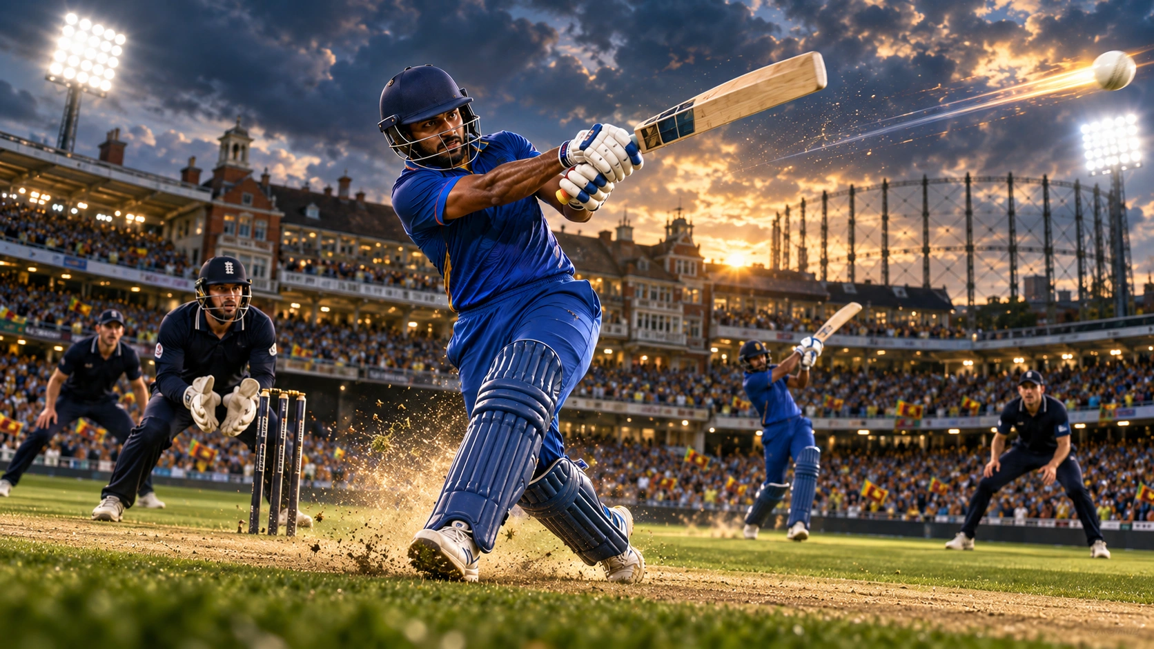 2013දී එංගලන්තයට එරෙහි කුමාර් සංගක්කාරගේ 134* නිරූපණය කරන ශ්‍රීලංකා ක්‍රිකට් දර්ශනයක්