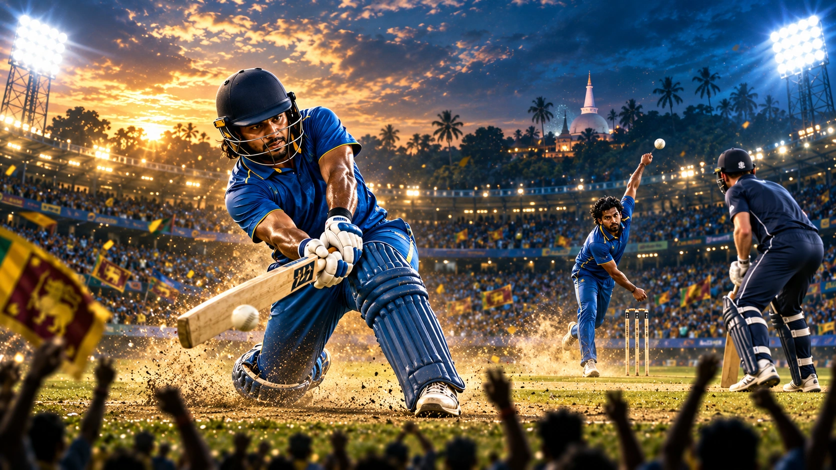 එංගලන්තයට එරෙහි තිලකරත්න ඩිල්ෂාන්ගේ 300 වැනි එක්දින ජාත්‍යන්තර තරගයේ දස්කම නිරූපණය කරන ශ්‍රී ලංකා ක්‍රිකට් දර්ශනයක්